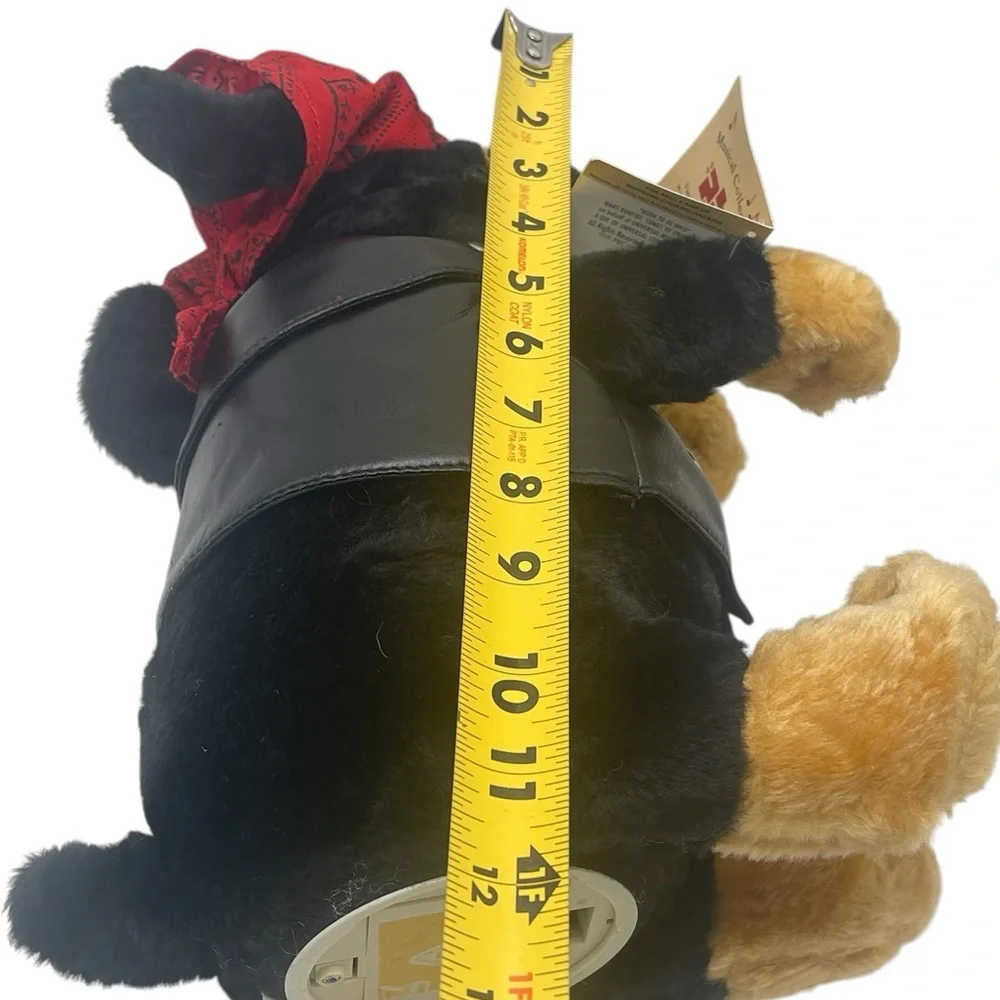 Biker Dog Wearing Leathers Plush Animal Sings Born To Be Wild PBC Int.